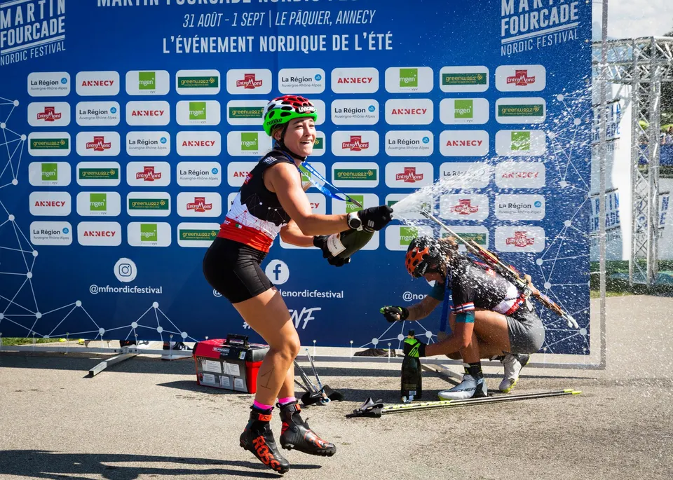 Dorothea Wierer Martin Fourcade Nordic Festival