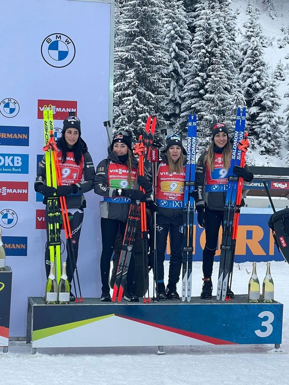 Hochfilzen 2022 staffetta femminile