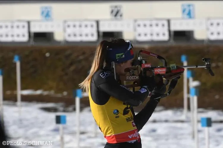 Lisa Vittozzi, azzeramento della sprint di Hochfilzen