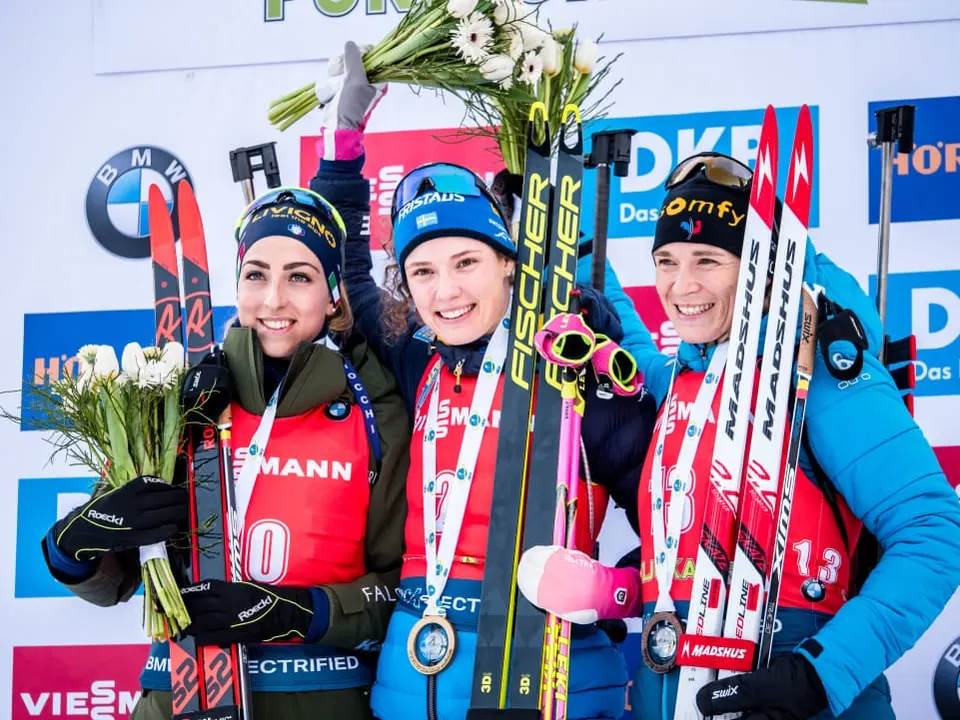 podi azzurri Pokljuka