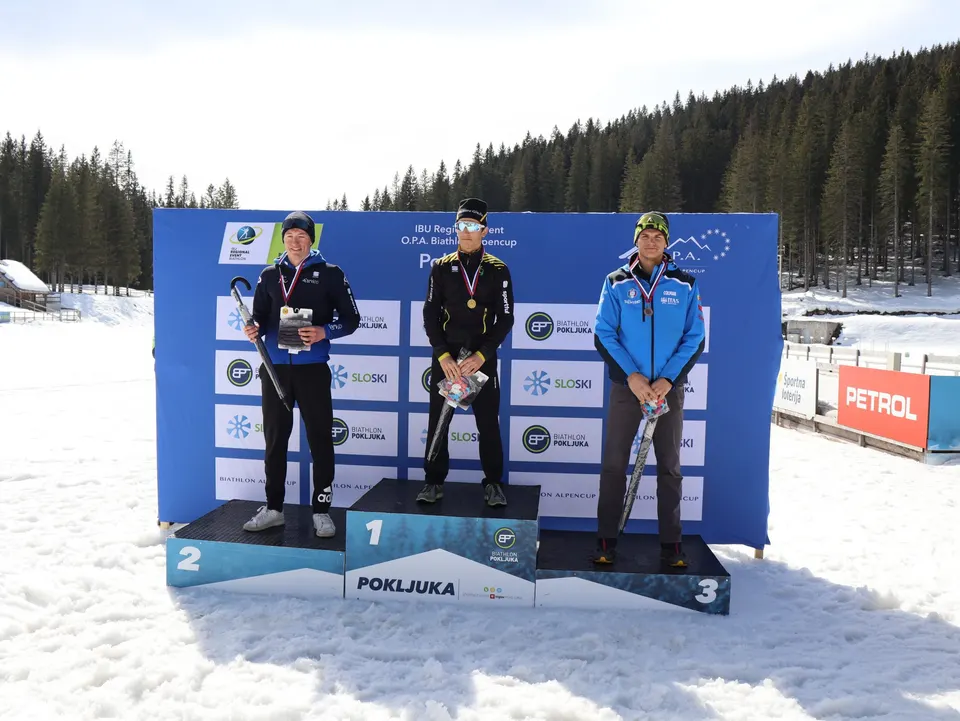 Podio Alpen Cup Pokljuka