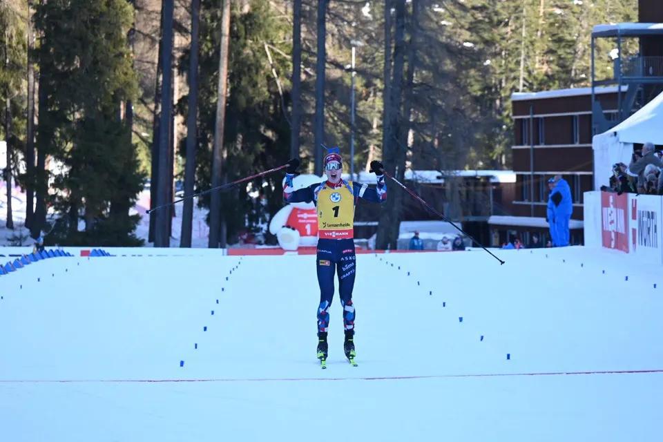 Johannes Boe Lenzerheide mass start maschile